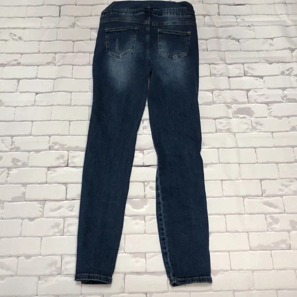 Girl's Distressed Overalls - Picture 4 of 5